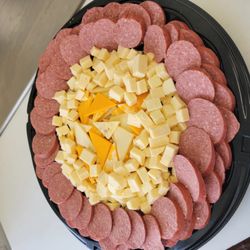 B & M Provision Co - Ring bologna and assorted cheese tray. Available upon request