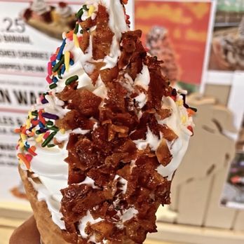 The Sunryser Restaurant - Pictured is the candied bacon sundae - Breakfast & Brunch Near Me - Absecon, New Jersey The Sunryser Restaurant - Pictured is the candied bacon sundae - Breakfast & Brunch Near Me - Absecon, New Jersey