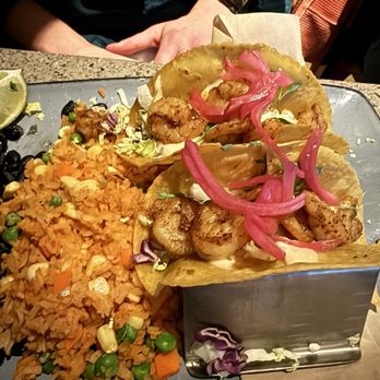 Lazy Dog Restaurant & Bar - Blackened Shrimp Tacos - Comfort Food Near Me - Aurora, Colorado Lazy Dog Restaurant & Bar - Blackened Shrimp Tacos - Comfort Food Near Me - Aurora, Colorado