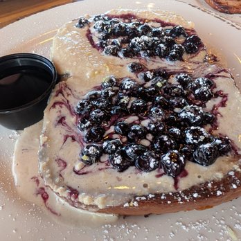 The Brunch Pub - Lemon ricotta French toast with blueberry sauce - Pubs Near Me - Centerville, Ohio