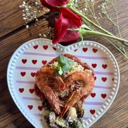 Jimmys Cafe & Pub - Happy Valentines Day Special!

Shrimp Arrabbiata w/ Cracked Pepper Risotto and Crispy Brussels Sprouts