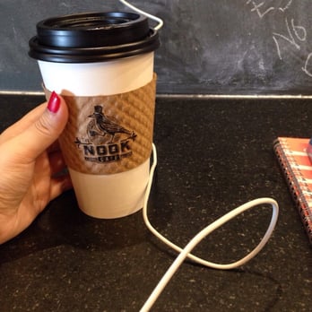 The Nook Cafe - Medium size is comparable to a Starbucks grande - Coffee & Tea Near Me - Houston, Texas The Nook Cafe - Medium size is comparable to a Starbucks grande - Coffee & Tea Near Me - Houston, Texas