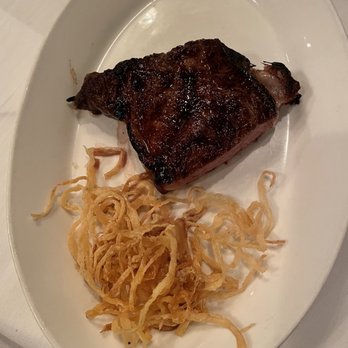 Bascom's Chop House - Boneless ribeye with onions - Steakhouses Near Me - Clearwater, Florida