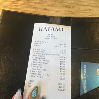 Katami - Sushi Bars Near Me - Houston, Texas