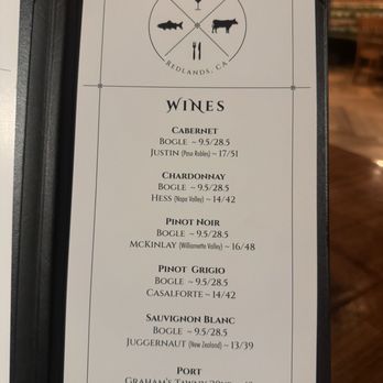 Falconer of Redlands - Wine menu - Seafood Near Me - Redlands, California Falconer of Redlands - Wine menu - Seafood Near Me - Redlands, California