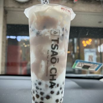 Tsaocaa Lincoln Park - Mashed Taro Coconut Milk with Bubble with Purple Rice and 70% sweetness level - Bubble Tea Near Me - Chicago, Illinois Tsaocaa Lincoln Park - Mashed Taro Coconut Milk with Bubble with Purple Rice and 70% sweetness level - Bubble Tea Near Me - Chicago, Illinois