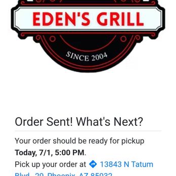 Eden's Grill Inn - Greek Near Me - Phoenix, Arizona