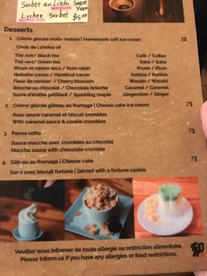 Menu photo 3 Kazu Montreal, QC