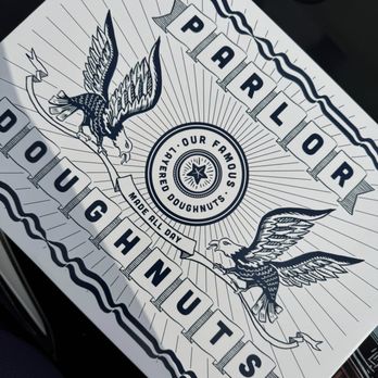Parlor Doughnuts - Best doughnut box design ever! - Donuts Near Me - Rolling Meadows, Illinois