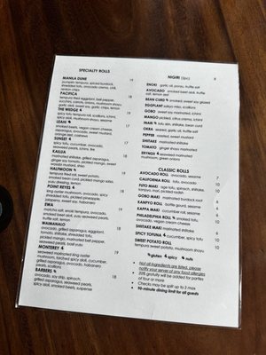 Menu photo 2 Tane Vegan Izakaya Berkeley, CA