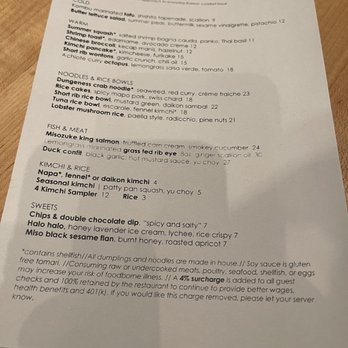 Revel - Dinner menu - Korean Near Me - Seattle, Washington Revel - Dinner menu - Korean Near Me - Seattle, Washington