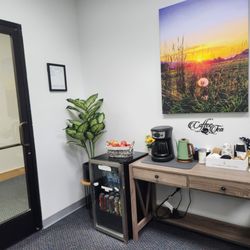 Arrowleaf Family Chiropractic - We want to make sure you feel comfortable and welcome in our office so coffee, tea, water, and snacks are complementary.