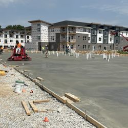 Taylor's Custom Concrete - apartment foundation