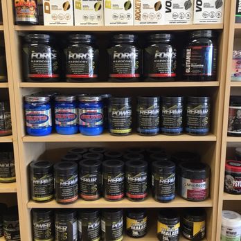 Nutrimart Poway - a shelf full of protein products - Health Markets Near Me - Poway, California Nutrimart Poway - a shelf full of protein products - Health Markets Near Me - Poway, California