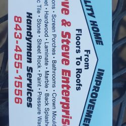 Steve & Steve Home Improvements - Business card
