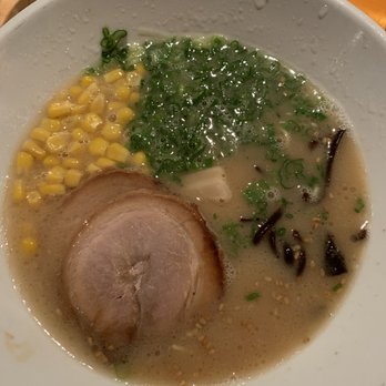 IPPUDO Westside - Classic Ramen with no ginger but added corn. - Ramen Near Me - New York, New York IPPUDO Westside - Classic Ramen with no ginger but added corn. - Ramen Near Me - New York, New York