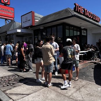 The Taco Stand - Long line outside the Taco Stand - Food Stands Near Me - La Jolla, California The Taco Stand - Long line outside the Taco Stand - Food Stands Near Me - La Jolla, California
