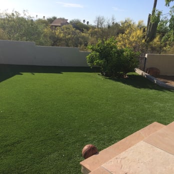 Arizona Turf Masters Tucson - 900 sqft of daytona 80 type grass. lovely - Landscaping Near Me - Tucson, Arizona