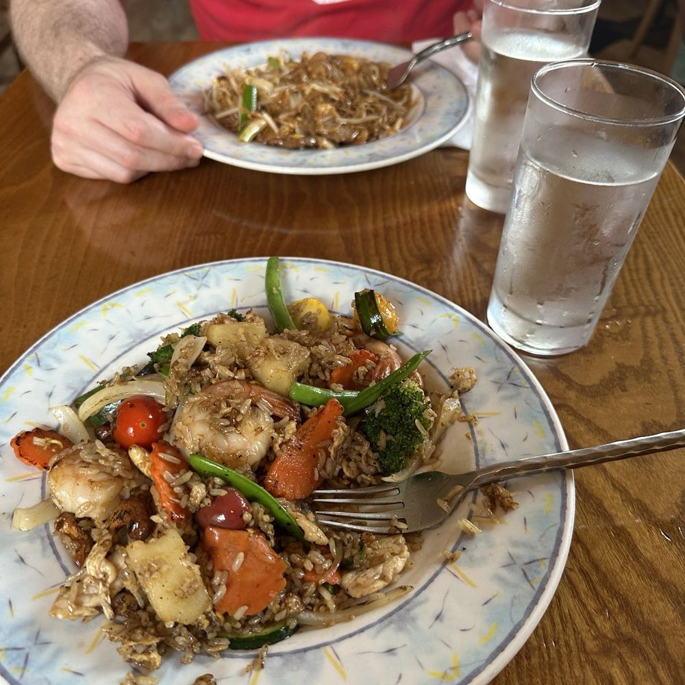 Fried rice and Pad Thai meals Fried rice and Pad Thai meals