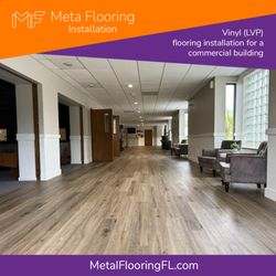 Meta Flooring - Transforming the flooring of commercial space in Sarasota with premium vinyl from Silent Blue.