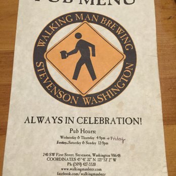 Walking Man Brewing - Breweries Near Me - Stevenson, Washington Walking Man Brewing - Breweries Near Me - Stevenson, Washington