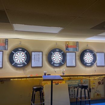 Back Roads Pub - darts and darts on the wall - Pubs Near Me - Spring Hill, Florida