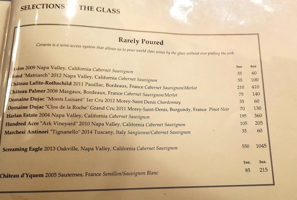 Menu photo 8 Del Frisco's Double Eagle Steakhouse Boston, MA