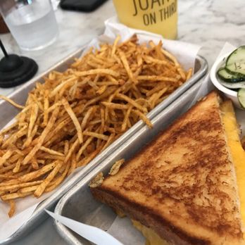 Joan's on Third - Grilled cheese (amazing) and potato sticks - Breakfast & Brunch Near Me - Los Angeles, California