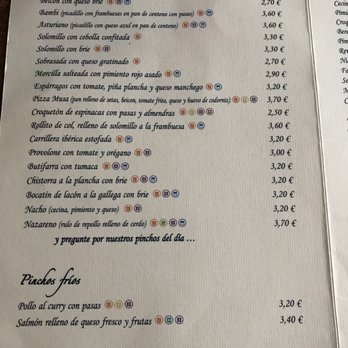 La Musa de Espronceda - Menu - Tapas/Small Plates Near Me - Madrid, M La Musa de Espronceda - Menu - Tapas/Small Plates Near Me - Madrid, M
