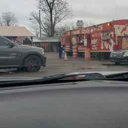Smoked rice and fried apple pies. Thats all im going to say. Get with it... yummy yummy in my tummy. The outside view from parking lot Smoked rice and fried apple pies. Thats all im going to say. Get with it... yummy yummy in my tummy. The outside view from parking lot