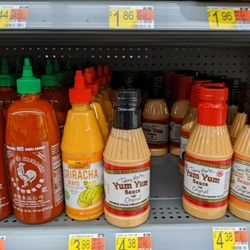 Sriracha and Yum Yum Sauces