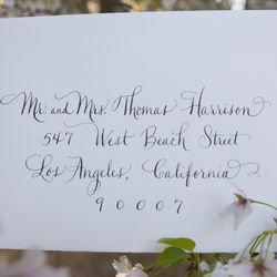 Yellow House Calligraphy - Informal Script style calligraphy is a customer favorite.