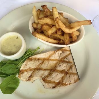 Hayes Street Grill - Swordfish with a side of French Fries - Seafood Near Me - San Francisco, California Hayes Street Grill - Swordfish with a side of French Fries - Seafood Near Me - San Francisco, California