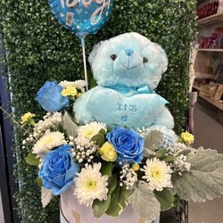 Heavenly Flowers - It's a boy delivery to hospital