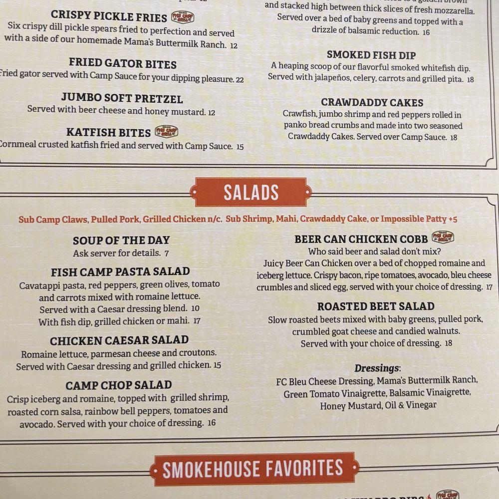 Cocoa Beach Fish Camp Grill - Menu - New American Near Me - Cocoa Beach, Florida Cocoa Beach Fish Camp Grill - Menu - New American Near Me - Cocoa Beach, Florida