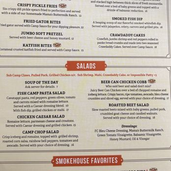 Cocoa Beach Fish Camp Grill - Menu - New American Near Me - Cocoa Beach, Florida Cocoa Beach Fish Camp Grill - Menu - New American Near Me - Cocoa Beach, Florida