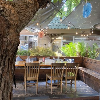 The Hideout Kitchen - Patio area - New American Near Me - Lafayette, California The Hideout Kitchen - Patio area - New American Near Me - Lafayette, California