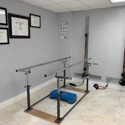 Advance Therapy Center - Parallel Bars to retrain balance and walking.