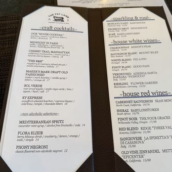 The Fat Lamb - Menu - Cocktail Bars Near Me - Louisville, Kentucky
