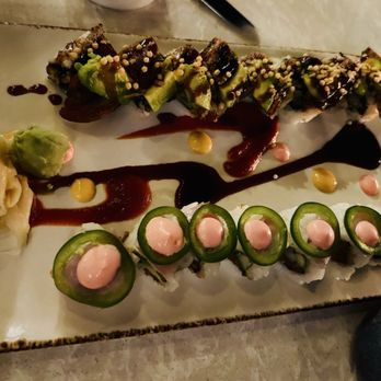 Roy's at Pebble Beach - Unagi roll and firecracker roll - Asian Fusion Near Me - Pebble Beach, California
