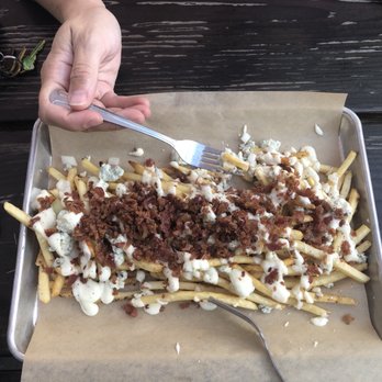 Bangers & Brews - Westside - Gorgonzola/bacon fries - German Near Me - Bend, Oregon