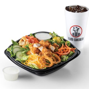 Slim Chickens - a salad and a drink - Chicken Shop Near Me - Yukon, Oklahoma Slim Chickens - a salad and a drink - Chicken Shop Near Me - Yukon, Oklahoma