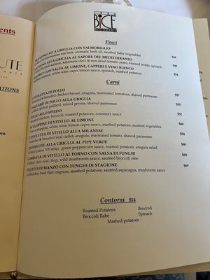 Menu photo 3 BiCE Ristorante - Palm Beach Palm Beach, FL Menu photo 3 BiCE Ristorante - Palm Beach Palm Beach, FL