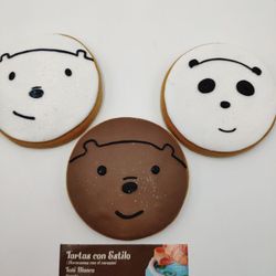 Tartas con Estilo - We bare bears decorated cookies