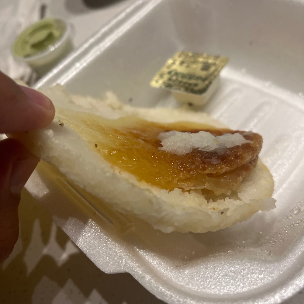 Hardly no cheese whatsoever , and they normally put way more cheese than this , I should know , I normally order this . Hardly no cheese whatsoever , and they normally put way more cheese than this , I should know , I normally order this .