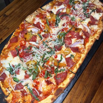 Finney's Crafthouse - Orange - Spicy Salami Pizza - New American Near Me - Orange, California Finney's Crafthouse - Orange - Spicy Salami Pizza - New American Near Me - Orange, California