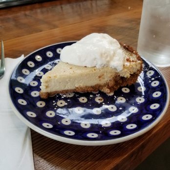 Quality Pie - Key lime pie with homemade whipped cream - Desserts Near Me - Charlottesville, Virginia
