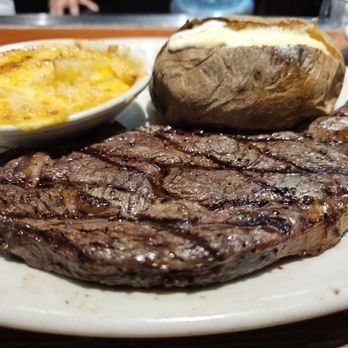 Black Angus Steakhouse - Close-up of my 12 oz Ribeye Steak - Steakhouses Near Me - San Lorenzo, California Black Angus Steakhouse - Close-up of my 12 oz Ribeye Steak - Steakhouses Near Me - San Lorenzo, California