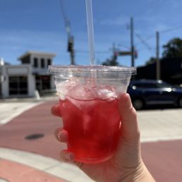 Iced Hibiscus Jasmine Tea
