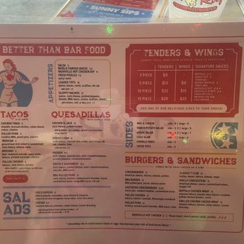 Tin Roof - Food menu - Bars Near Me - Orlando, Florida